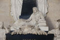 Detail of tomb of Vauban's designer of Louis XIV's military fortifications, at Les Invalides. Paris, France.