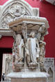 Cast of well of Moses from Dijon at Musée des Monuments Français. Paris, France.