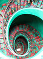Spiral staircase at Maxim's Art Nouveau Collection 1900. Paris, France.