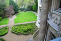 Garden at Nissim de Camondo Museum. Paris, France.