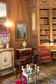 Library at Nissim de Camondo Museum. Paris, France.