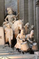 Detail of Convention Nationale sculpture by François-Léon Sicard at Pantheon. Paris, France.