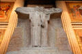 Monument to unknown heroes of France by Louis-Henri Bouchard at Pantheon. Paris, France.