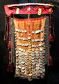 Bedouin woman's veil from Sinai, Egypt at Musée du quai Branly. Paris, France.