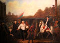 Execution of Louis XVI Jan 21, 1793 painting by Charles Bénazech at Carnavalet Museum. Paris, France.