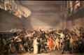 Oath of the Tennis Court June 20, 1789 at Versailles assembly marking starting point of French Revolution sketch for painting attrib to Jacques-Louis David at Carnavalet Museum. Paris, France.