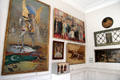 Early 20thC paintings at Carnavalet Museum. Paris, France.