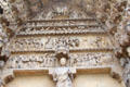 Last Judgment scene on Reims Cathedral. Reims, France.