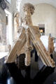 Carved upper part of gable removed from Reims Cathedral at Tau Palace Museum. Reims, France.