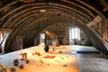 Roof support arches at Archeology Museum of Morbihan. Vannes, France.