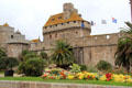Château, city walls & gardens. St Malo, France.