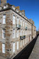 Building seen from ramparts along Quai Dinan. St Malo, France.