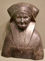 Britanny grandmother sculpture by Louis Henri Nicot at Museum of Fine Arts of Rennes. Rennes, France.