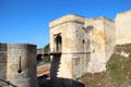 Draw bridge of Caen Castle. Caen, France