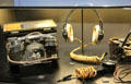 Field telephone, headset & microphone used on D-Day at Juno Beach Centre. Courseulles-sur-Mer, France.