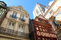 Heritage buildings at Great Clock. Rouen, France.