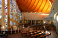Interior at St. Joan of Arc Church. Rouen, France