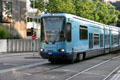 Rouen Metro street railway. Rouen, France.