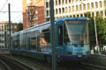 Rouen Metro street railway. Rouen, France.