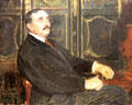 Portrait of Paul Claudel by Jacques-Emile Blanche at Rouen Museum of Fine Arts. Rouen, France.