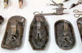 Candle wick trimmers & trays from France at Wrought Iron Museum. Rouen, France.