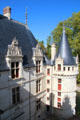 Turret on Château d'Azay-le-Rideau. Azay-le-Rideau, France