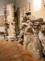 Since replaced stonework in architecture gallery at Blois Chateau. Blois, France.