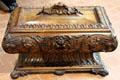 Chestnut wine cooler by Taylor & Son shown at 1867 Universal Exhibition in Paris at Blois Chateau. Blois, France.