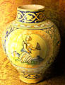 Faience pharmacy jar at Blois Chateau. Blois, France.