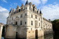 Chenonceau Chateau entrance & bridge. Chenonceau, France.