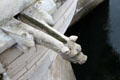 Gargoyle drainage at Chenonceau Chateau. Chenonceau, France.