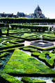 Formal gardens at Villandry Chateau. Villandry, France.