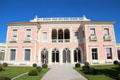 Terrace & gardens entrance at Villa Ephrussi de Rothschild. Saint Jean Cap Ferrat, France.