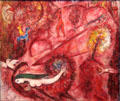 Song of Songs I painting by Marc Chagall at Chagall Museum. Nice, France.