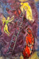 Detail of Jacob's Dream painting by Marc Chagall at Chagall Museum. Nice, France.