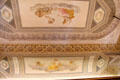 Frescos on vaulted ceiling in main drawing room at Masséna Museum. Nice, France.