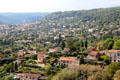 View from St Paul de Vence. St Paul de Vence, France.