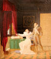 Henri IV & Gabrielle d'Estrées painting by Fleury Richard at Beaux-Arts Museum. Lyon, France.