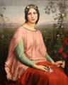 Flowers of the Field painting by Louis Janmot at Beaux-Arts Museum. Lyon, France.