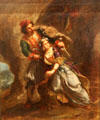 Fiancée d'Abydos painting by Eugène Delacroix at Beaux-Arts Museum. Lyon, France.