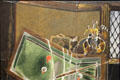 Billiard table painting by Georges Braque at Beaux-Arts Museum. Lyon, France.