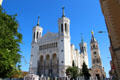 Basilique Notre-Dame de Fourvière. Lyon, France.