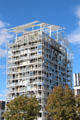 Ycone housing tower in Confluence district. Lyon, France
