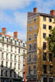 Fresque des Lyonnais mural by CitéCréation shows notable citizens of Lyon. Lyon, France.
