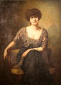 Portrait of Marthe Chevassu by Henri Rondel Grivolas of Avignon at Calvet Museum. Avignon, France.