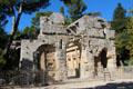 Temple of Diana was actually sanctuary devoted to emperor Augustus. Nimes, France.