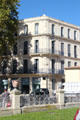 Architecture of Antonin Square. Nimes, France.