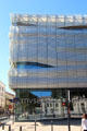Glass tiles of facade of Musée de la Romanité. Nimes, France.