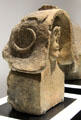 Incised male bust from St Anastasie at Musée de la Romanité. Nimes, France.