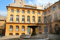 Place d'Albertas on rue Espariat. Aix-en-Provence, France.